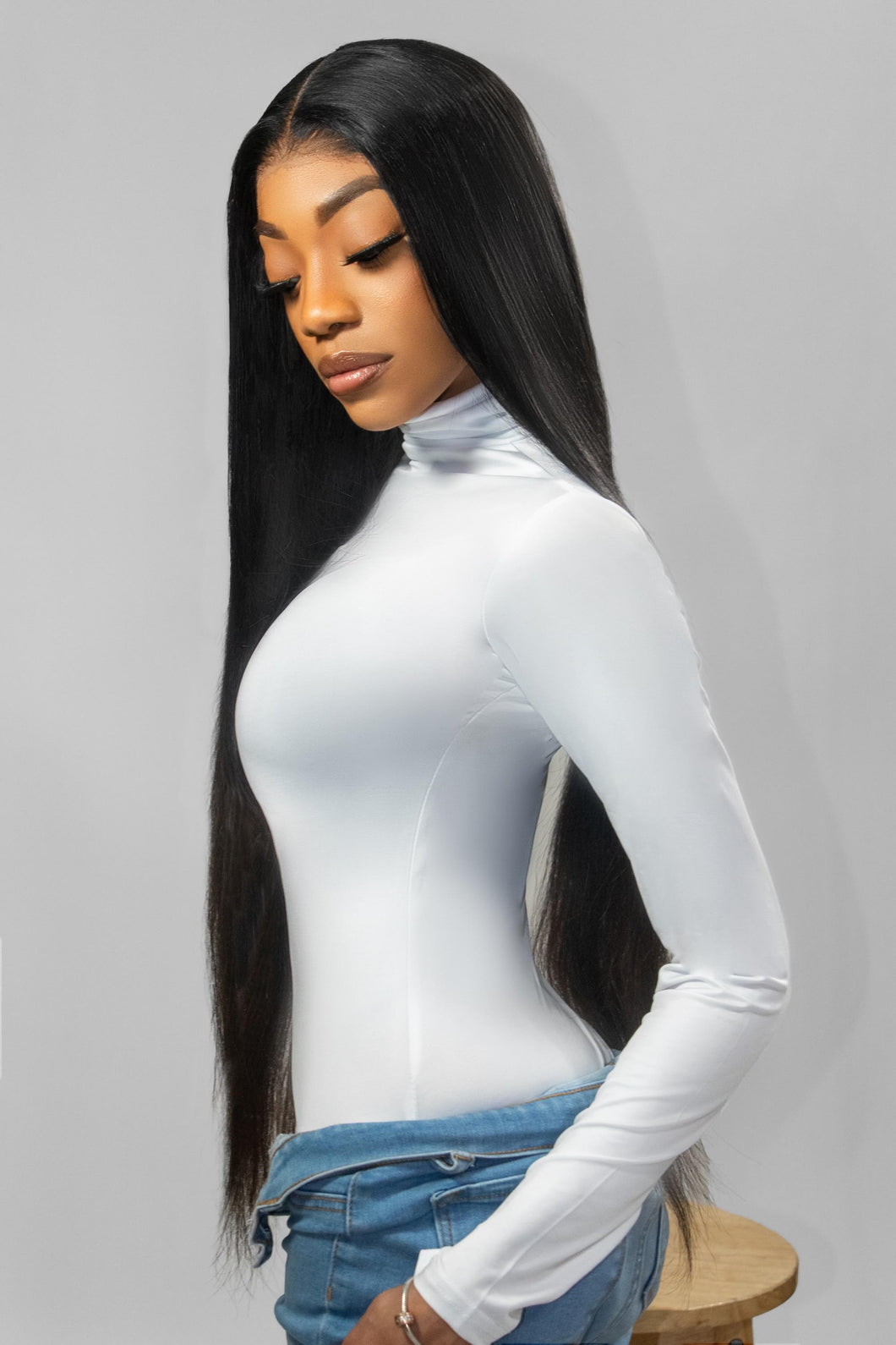 Ready to Wear Wig | 30'' 100% Virgin Hair | Natural Black