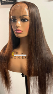 Ready to Wear Wig | 28'' 100% Virgin Hair | Chestnut Brown