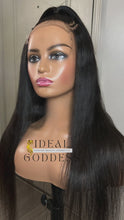Load and play video in Gallery viewer, Ready to Wear Wig | 28&#39;&#39; 100% Virgin Hair | Natural Black
